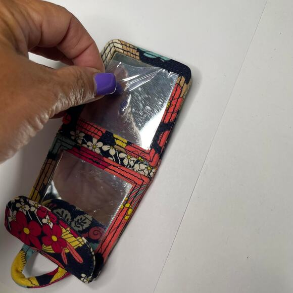 Vera Bradley lanyard and mirror matching dark fall pattern set - Picture 5 of 16